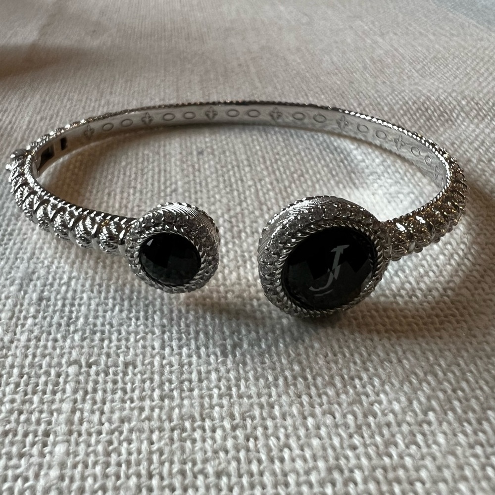 Judith Ripka Initial J Cuff Bracelet